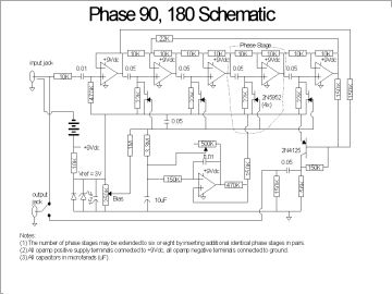 MXR Phase 180 schematic circuit diagram